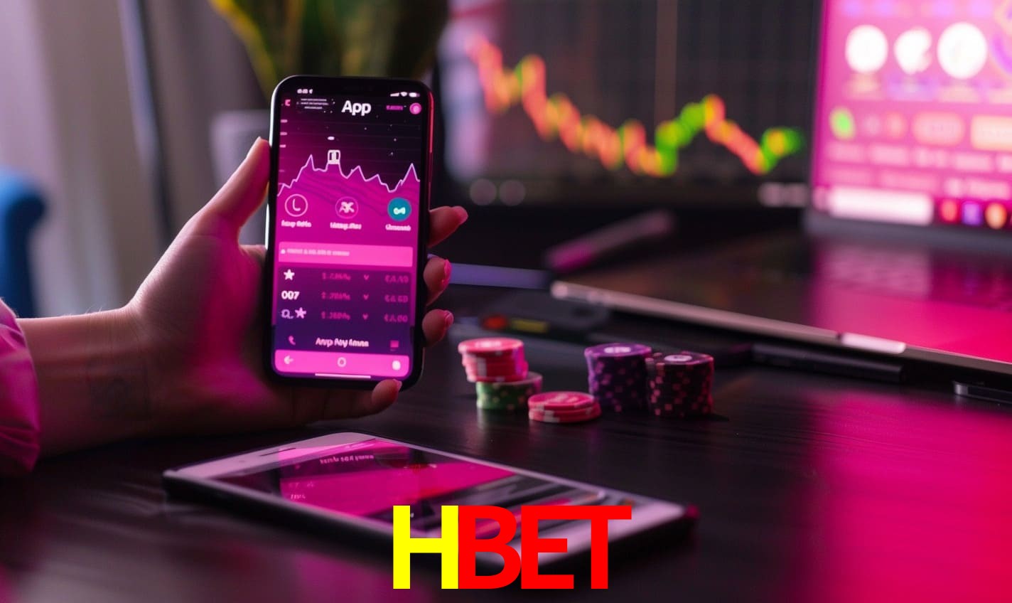 Comparação APP mobile vs versão web da HBET